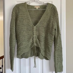 NWT Lightweight Sage Springtime Sweater